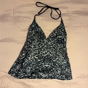 Leopard Print Halter Top